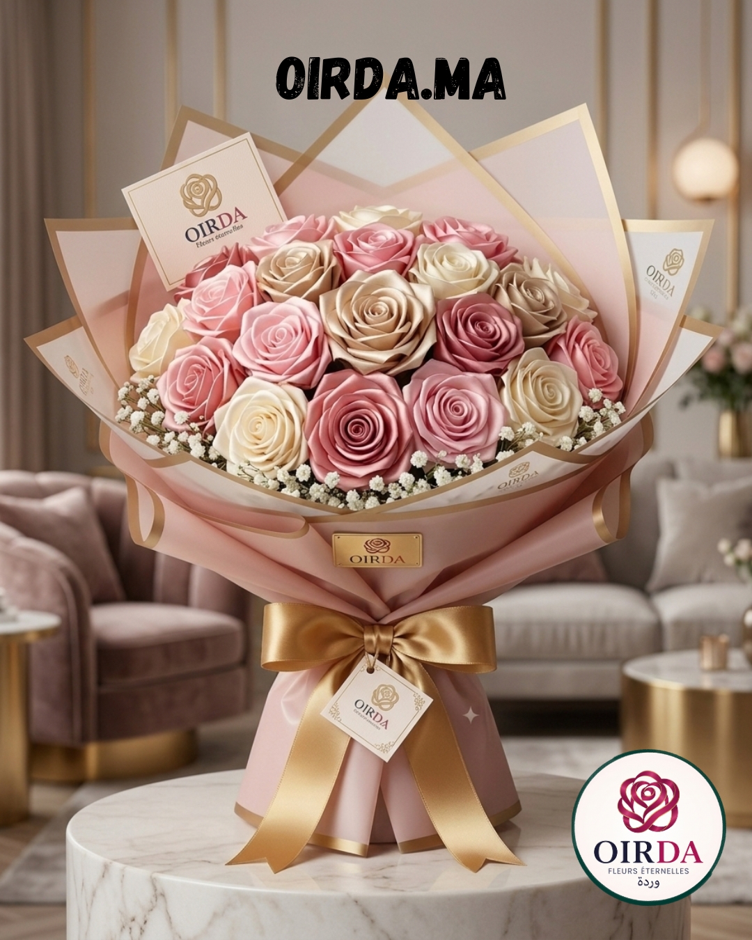 Livraison de bouquets à Rabat, Salé et Casablanca